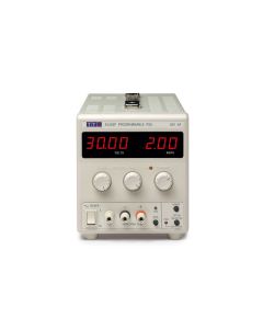 EL302P, stolní nápajecí laboratorní zdroj, lineární regulace, jeden analogově řízený výstup 30 V / 2 A, RS-232